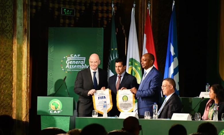 افتتاح اجتماع الجمعية العمومية للاتحاد الأفريقي لكرة القدم