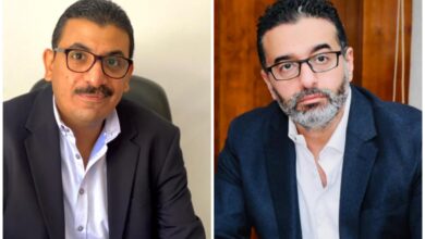 محمد خطاب، رئيس القطاع التجاري بالشركة، وهاني جرس مدير القطاع المالى