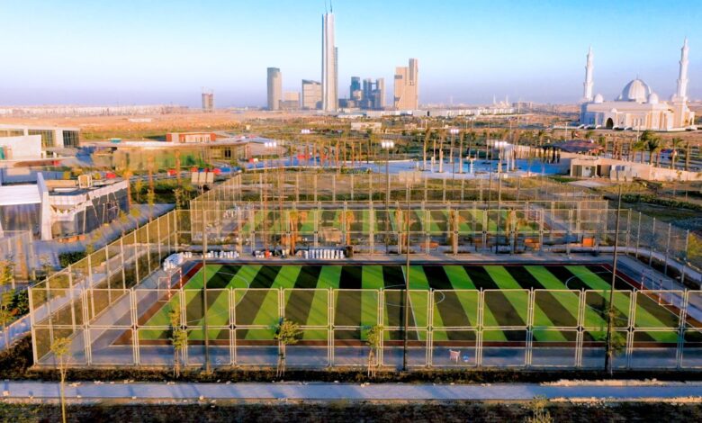 أكبر حديقة مركزية فى الشرق الأوسط بالعاصمة الإدارية الجديدة