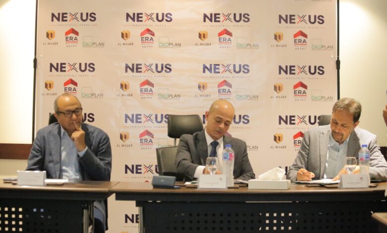 «الماهر» تتعاقد مع «ERA Egypt» لتسويق مشروع «Nexus Industrial Park» بالقاهرة الجديدة باستثمارات 3 مليار جنيه