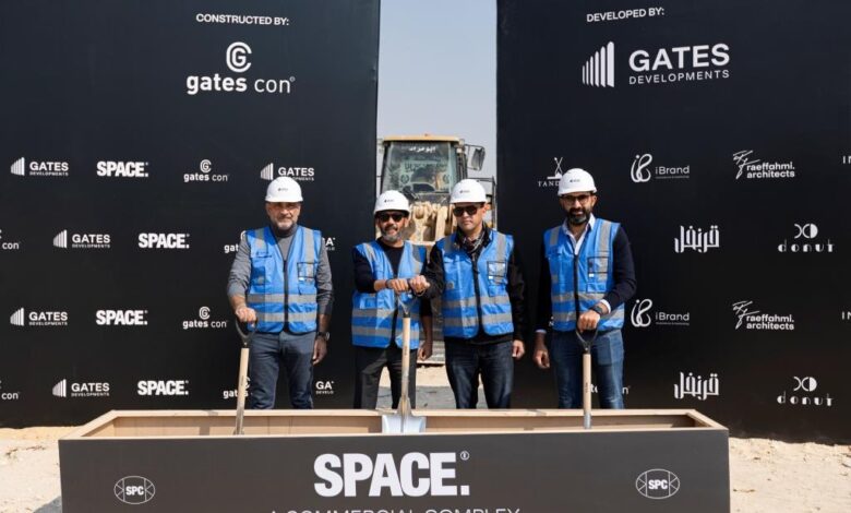  «Gates Developments» تنتهي من أعمال الحفر لبدأ مرحلة صب الخرسانات في مشروع Space commercial complex بالشيخ زايد