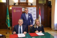 «بنك مصر» يوقع اتفاقية تعاون مع «فيزا» للتوسع في نشاط المدفوعات  