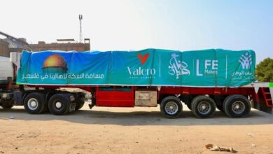 شركة «Valero Developments» تشارك في قافلة مساعدات إنسانية لدعم قطاع غزة بالتعاون مع «صناع الحياة»