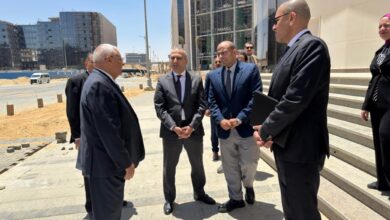 رئيس «البنك الزراعي المصري» يتفقد الأعمال النهائية بمقر البنك بالعاصمة الإدارية تمهيداً لافتتاحه قريباً