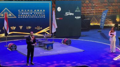 «مياه إيلانو» ترعى بطولة العالم لرفع الأثقال البارالمبية بالقاهرة بالتعاون مع اللجنة البارالمبية المصرية