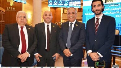 هيثم حسين يقرع جرس البورصة المصرية احتفالًا بتوقيع بروتوكول تعاون مع رجال الأعمال المصريين الأفارقة