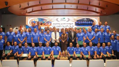 البريد المصري يكرم فرقه الرياضية الفائزة في بطولة الشركات ببورسعيد